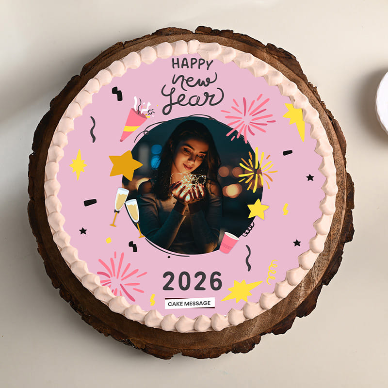 Picture Cake For New Year 