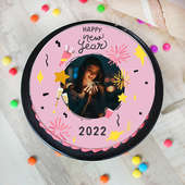 New Year 2022 Photo Theme Cake