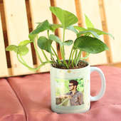 Money Plant in Personalised Birthday Mug