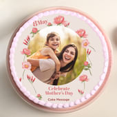 Personalised Mothers Day Photo Cake