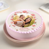 Personalised Mothers Day Photo Cake