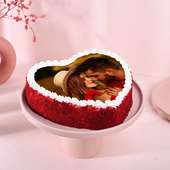 Perfect Red Velvet Photo Cake
