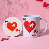 Piece Of My Heart Mug N Coaster Gift Combo