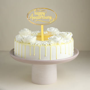 Pineaaple Drip Anniversary Cake