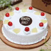 Pineapple Holi Special Cake