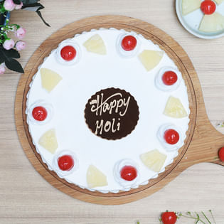 Pineapple Holi Cake