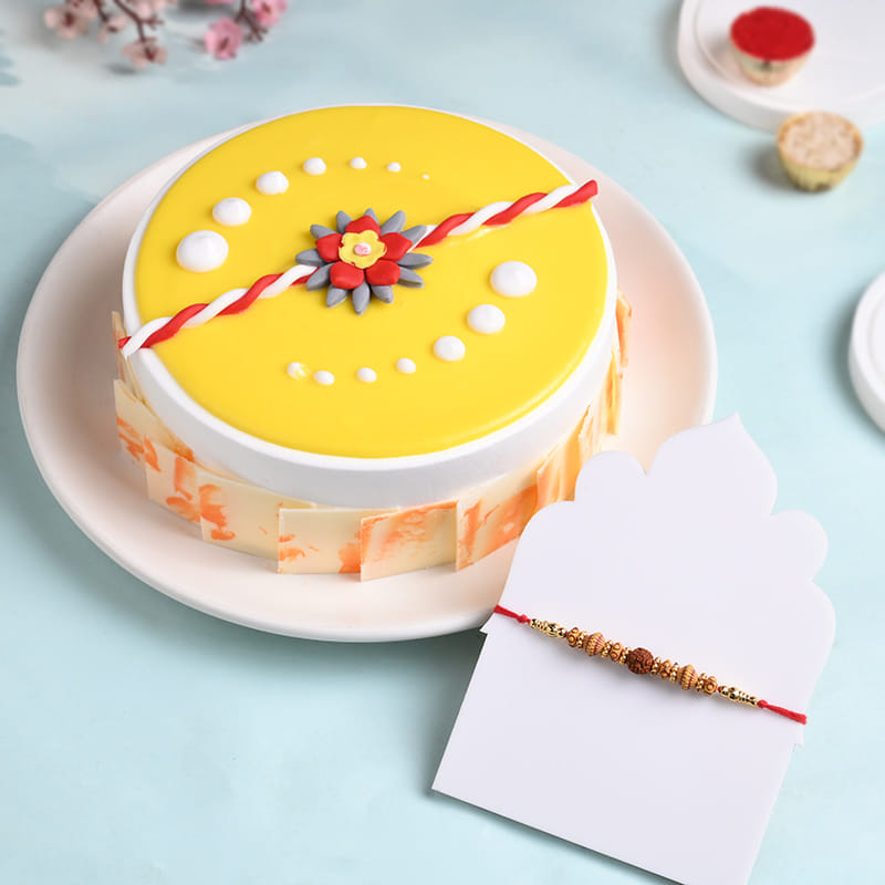 Pineapple Rakhi Cake