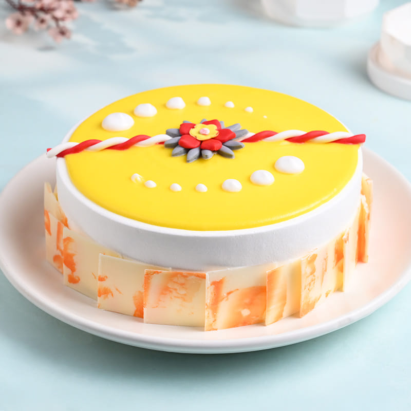 Pineapple Rakhi Cake