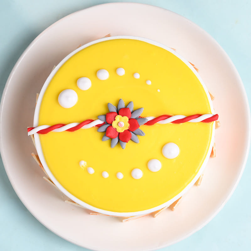 Pineapple Rakhi Cake