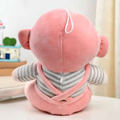 Rare View of Pink Adorable Monkey Softtoy