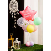 Pink Birthday Balloons