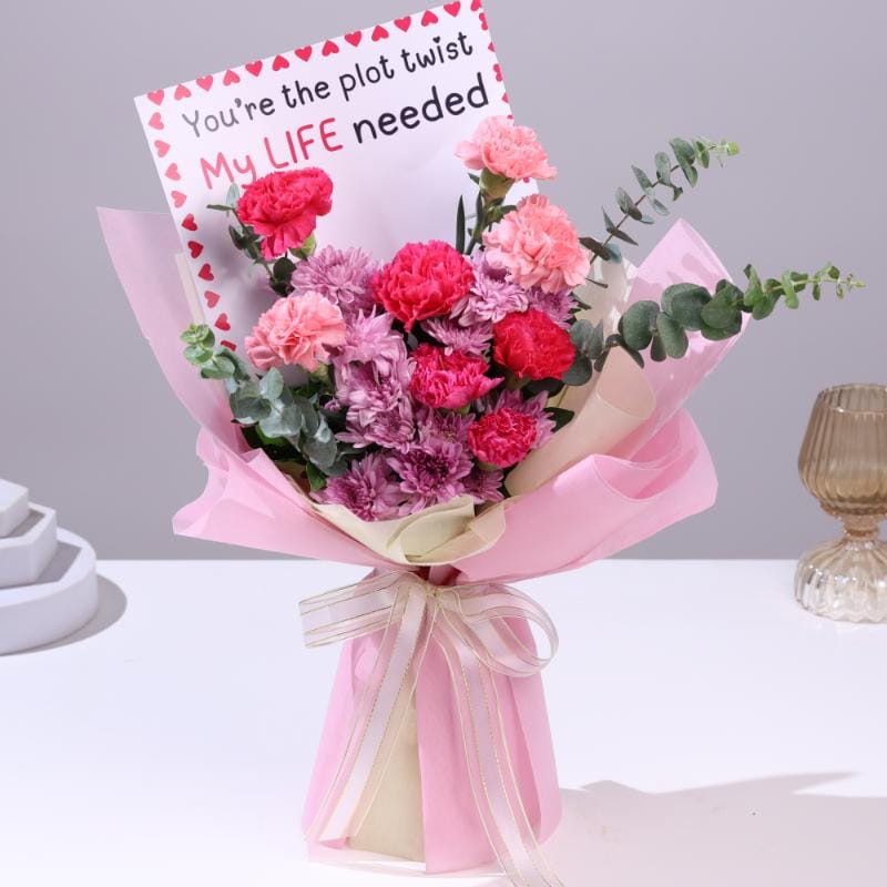 Pink Blossom Romance Bouquet