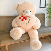 Pink Giant Teddy with Heart