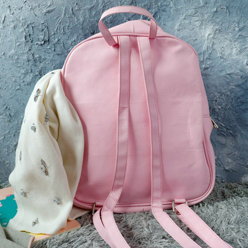 pink heart backpack