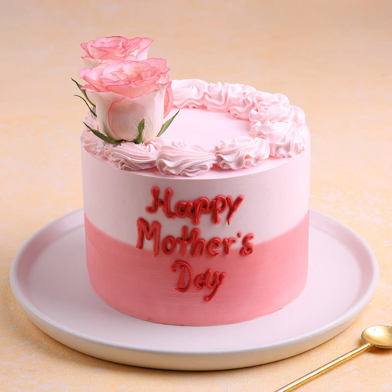 Pink Hued Cake for Mum