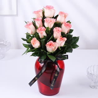 Pink Perfection Rose Arrangement