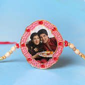 Pink Personalised Rakhi for Brother