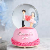 Pink Romantic Love Showpiece