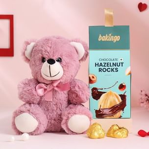 Pink Teddy N Hazelnut Rocks Combo