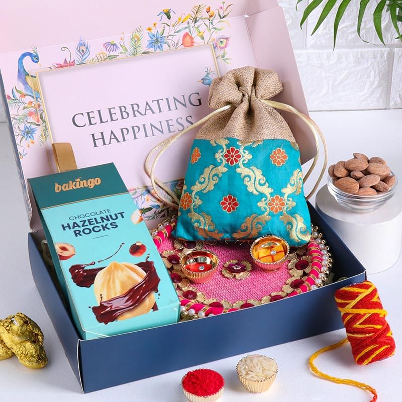 Pink Tika Thali N Treats Hamper-Canada