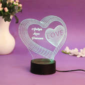 Heartshaped LED Lamp
