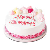 Pinkish White Cake