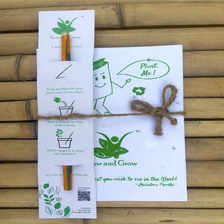 Plantable Diary N Pencil Combo