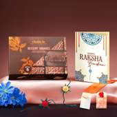 Plantable Rakhi N Choco Dessert Squares