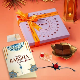 Plantable Rakhi N Choco Extravaganza Hamper