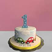 Playful Car Theme Cake