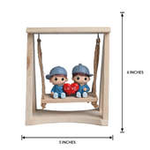 Measurement of Playful Couple Figurine