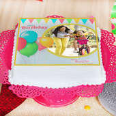 Photo Cake for birthday occasion - Zoom View