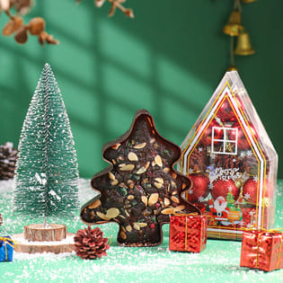 Plum Cake N Christmas Decor Hamper