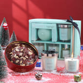 Plum Cake N Jasmine Marigold Candle Combo