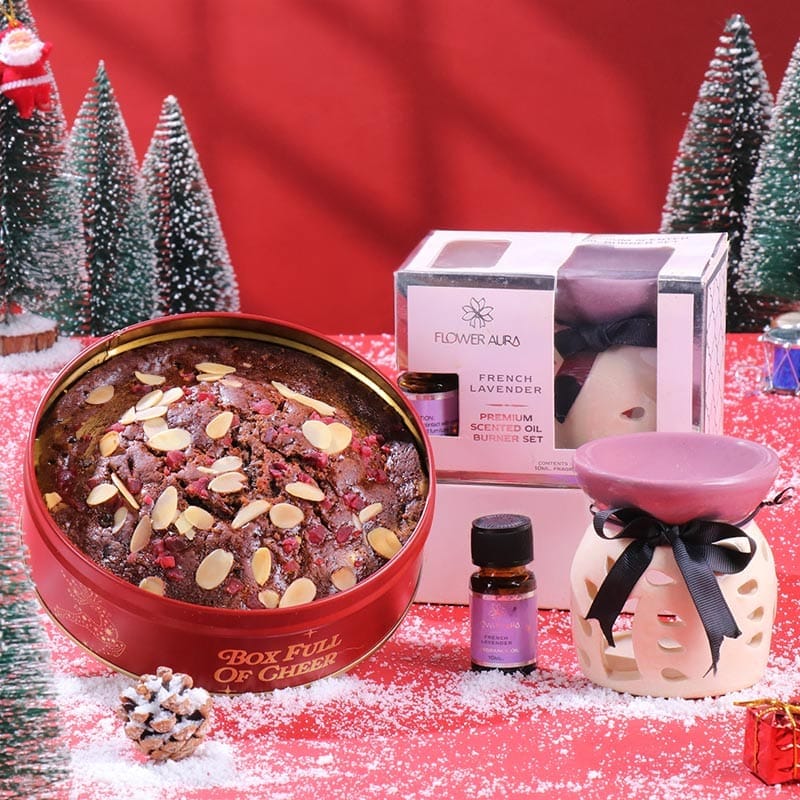 Plum Cake N Lavender Oil Burner Set Combo