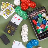 Poker Chips Set With Premium Playing Cards