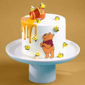 Pooh Bear N Bees Cake