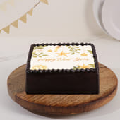 Poster Perfect New Year Chocolate Cake