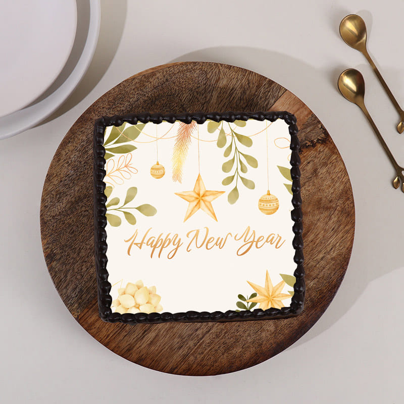 Poster Perfect New Year Chocolate Cake