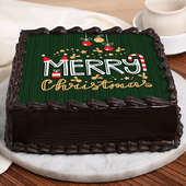 Merry Xmas Poster Cake