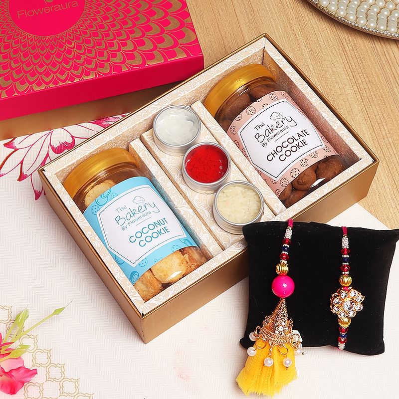 Premium Bhaiya Bhabhi Rakhi Combo Online Delivery