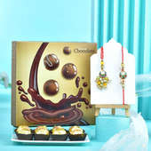 Premium Bhaiya Bhabhi Rakhi Chocolate Combo