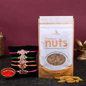 Premium Nuts Rakhi Set