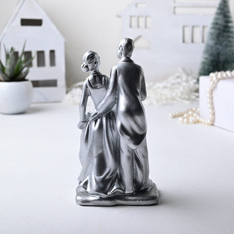 Buy Premium Silver Couple Figurine