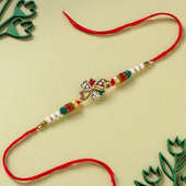 Pretty Floral Charm Rakhi