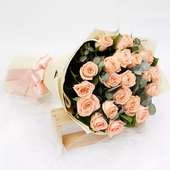 Buy Pretty In Pink Roses for Valentines Day