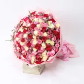 Radiant Mixed Roses Bouquet