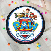 Pretty Paw Patrol Poster Cake for Kids Birthday