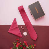 Pretty Pink Necktie Set