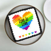 Love Chocolate Poster Cake